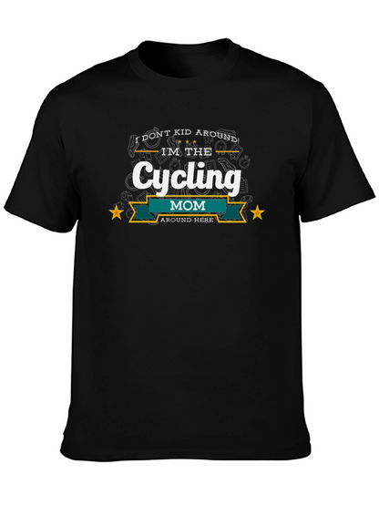 Cycling Mom Graphic T-Shirt