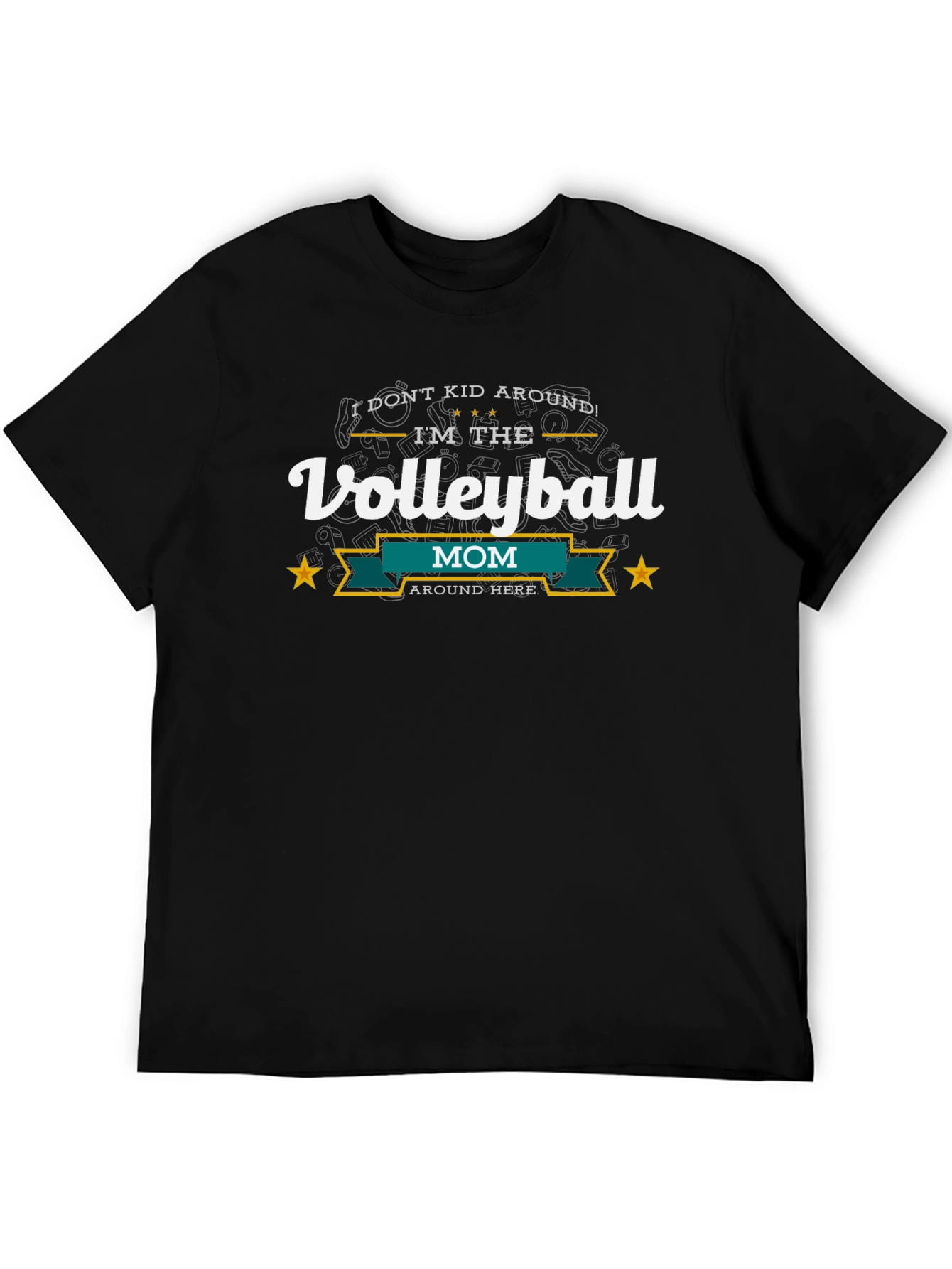 Volleyball Mom Graphic T-Shirt