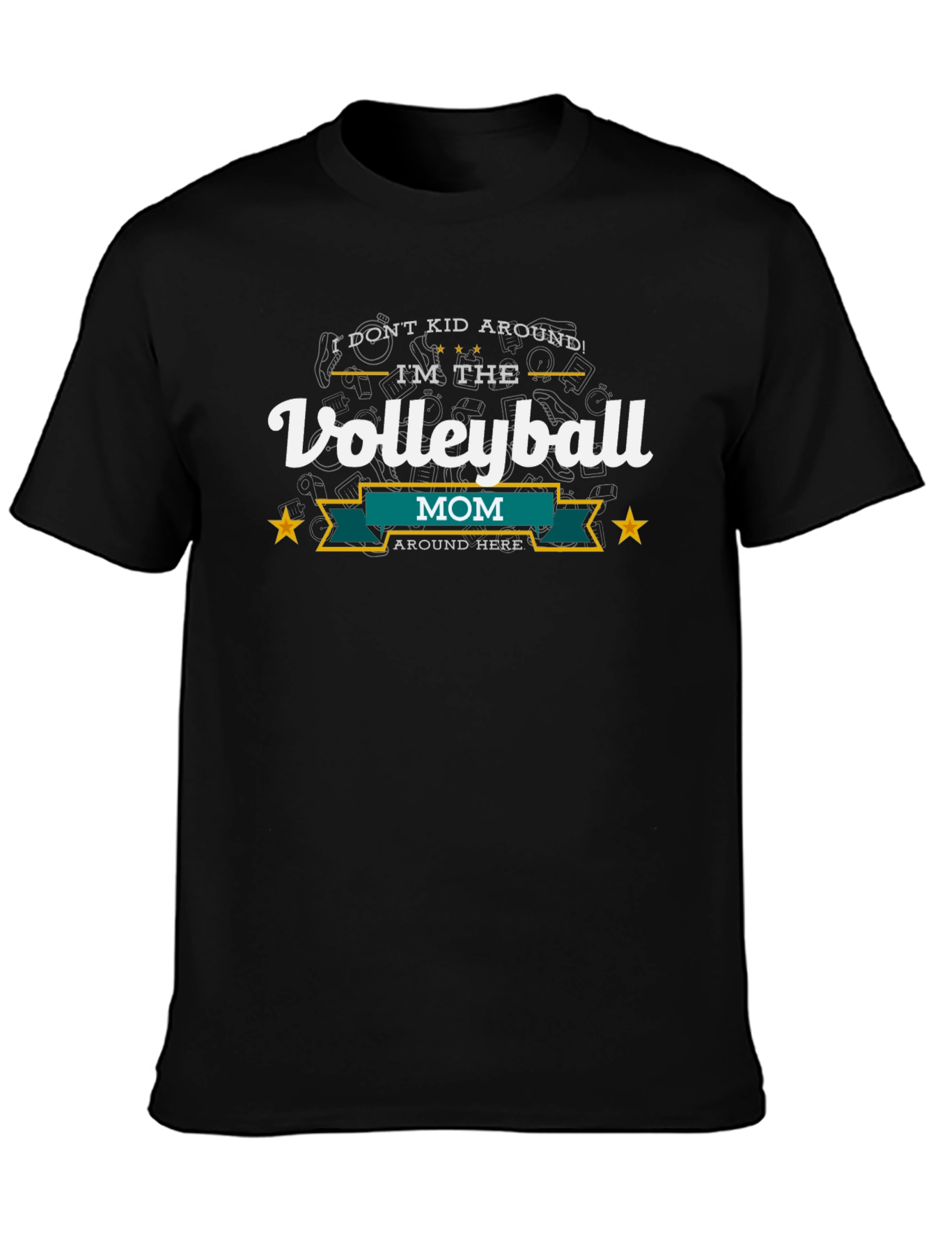 Volleyball Mom Graphic T-Shirt