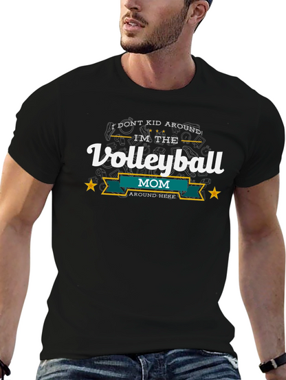 Volleyball Mom Graphic T-Shirt