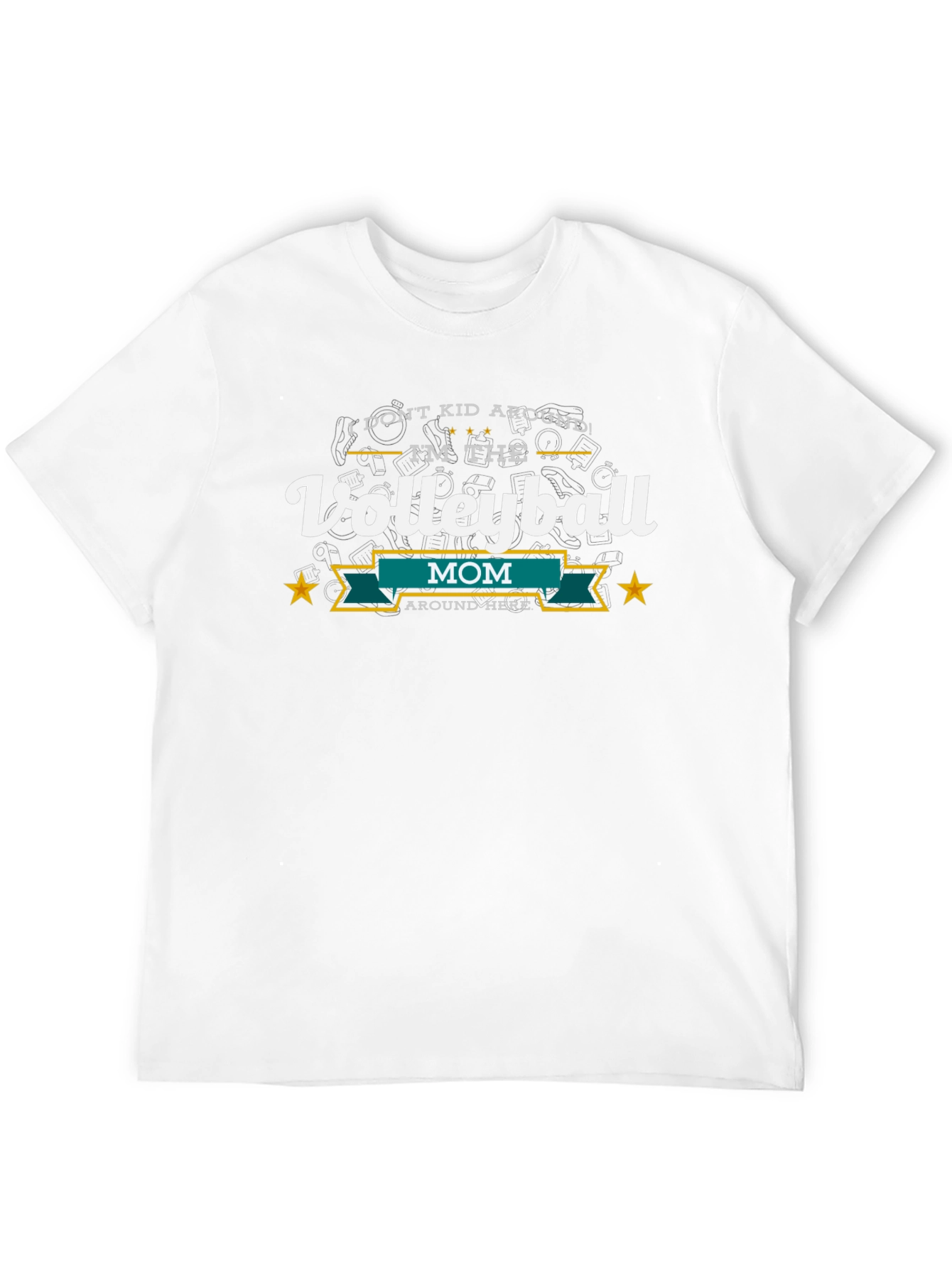 Volleyball Mom Graphic T-Shirt