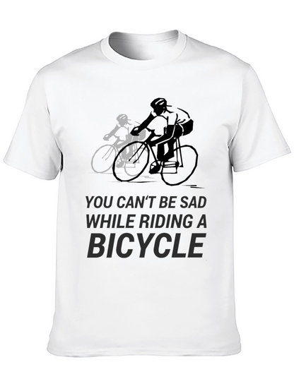 Ride Happy: Bicycle Graphic Tee for Cycling Enthusiasts