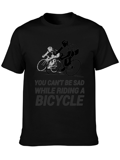 Ride Happy: Bicycle Graphic Tee for Cycling Enthusiasts