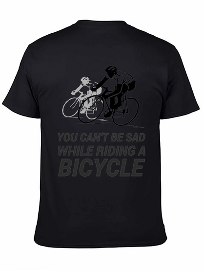Ride Happy: Bicycle Graphic Tee for Cycling Enthusiasts