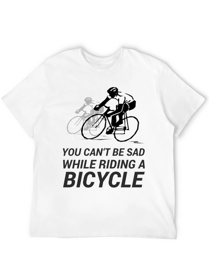 Ride Happy: Bicycle Graphic Tee for Cycling Enthusiasts