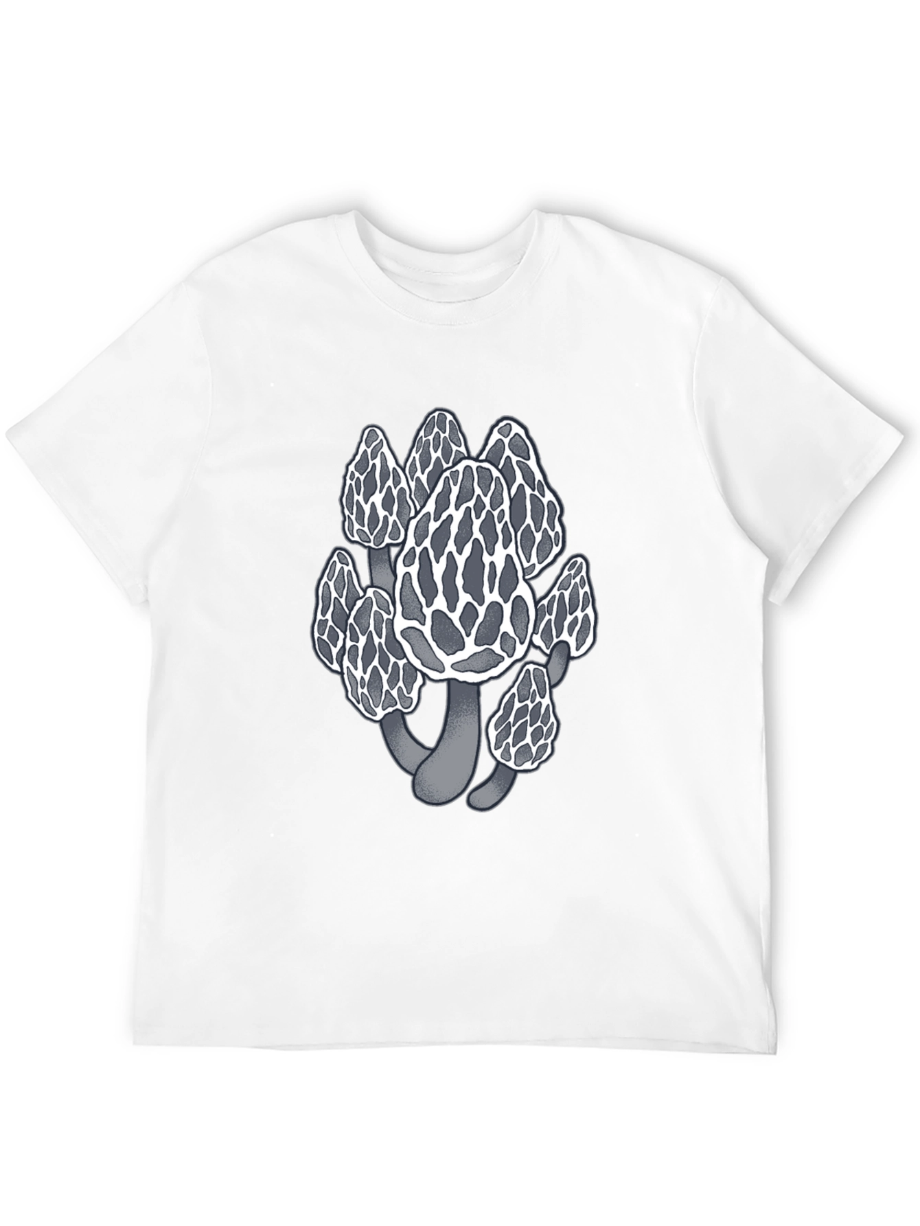 Mushroom Graphic Tee - Unique Morel Design