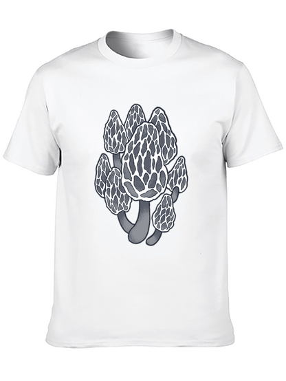 Mushroom Graphic Tee - Unique Morel Design