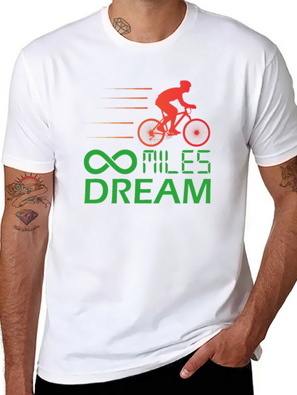Miles Dream Cycling T-Shirt - Black Cotton Tee