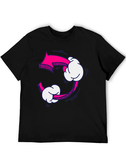 Pink Arrow Recycle Graphic Tee