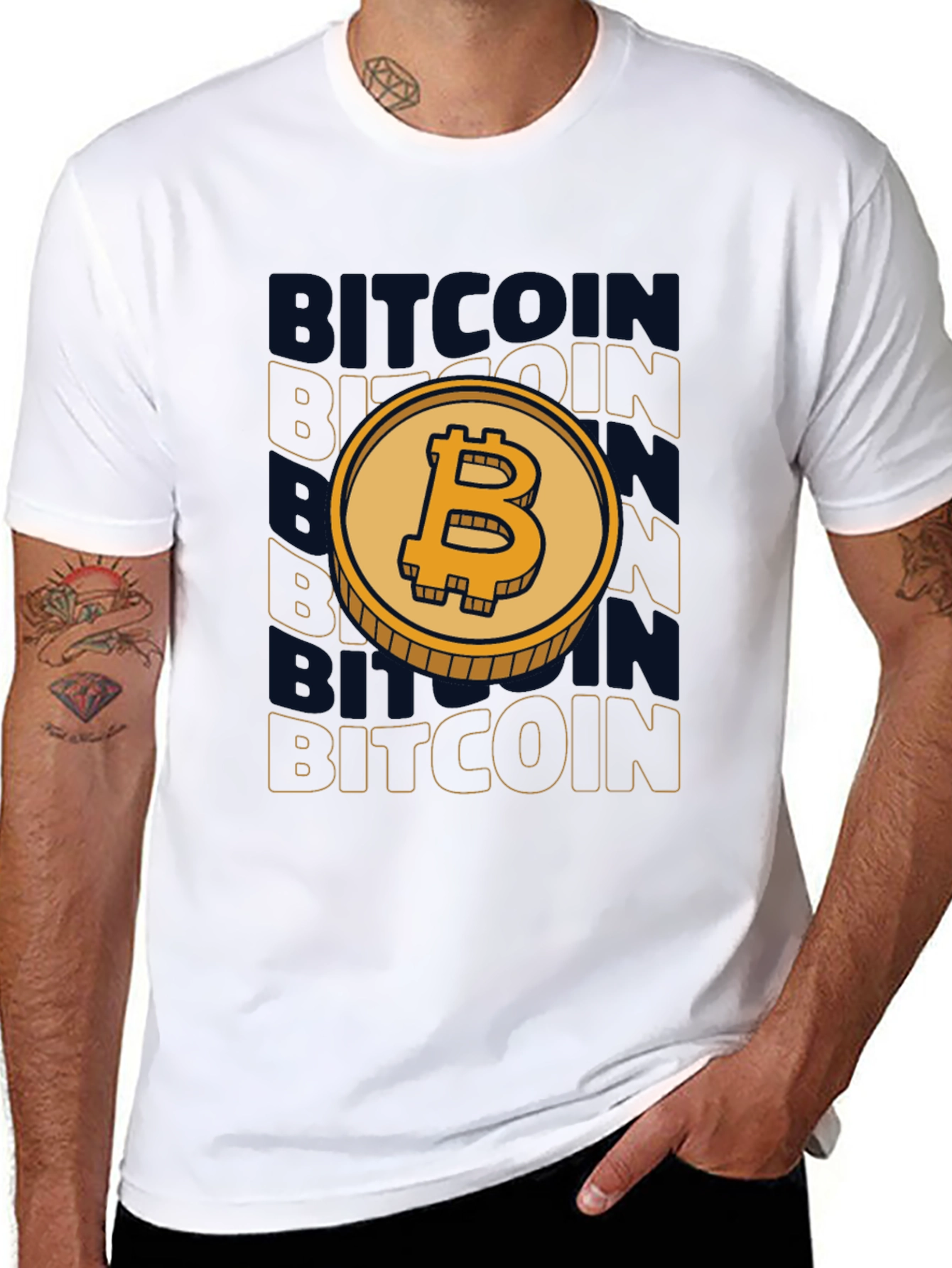 Bitcoin Graphic Tee - Crypto Currency T-Shirt