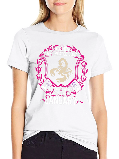 All Men Are Created Equal January Birthday T-Shirt