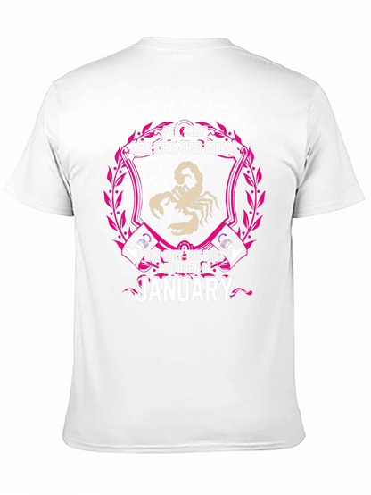 All Men Are Created Equal January Birthday T-Shirt