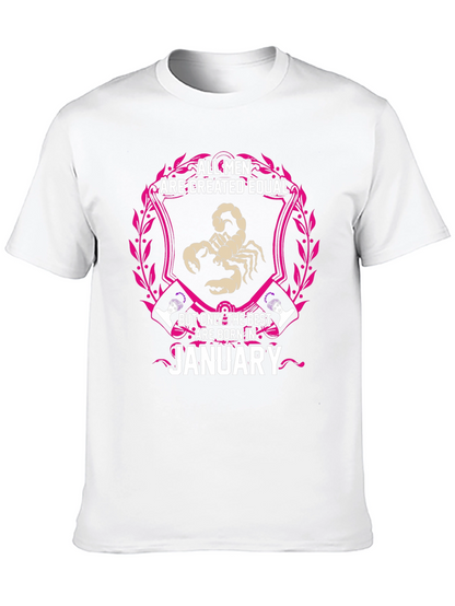 All Men Are Created Equal January Birthday T-Shirt