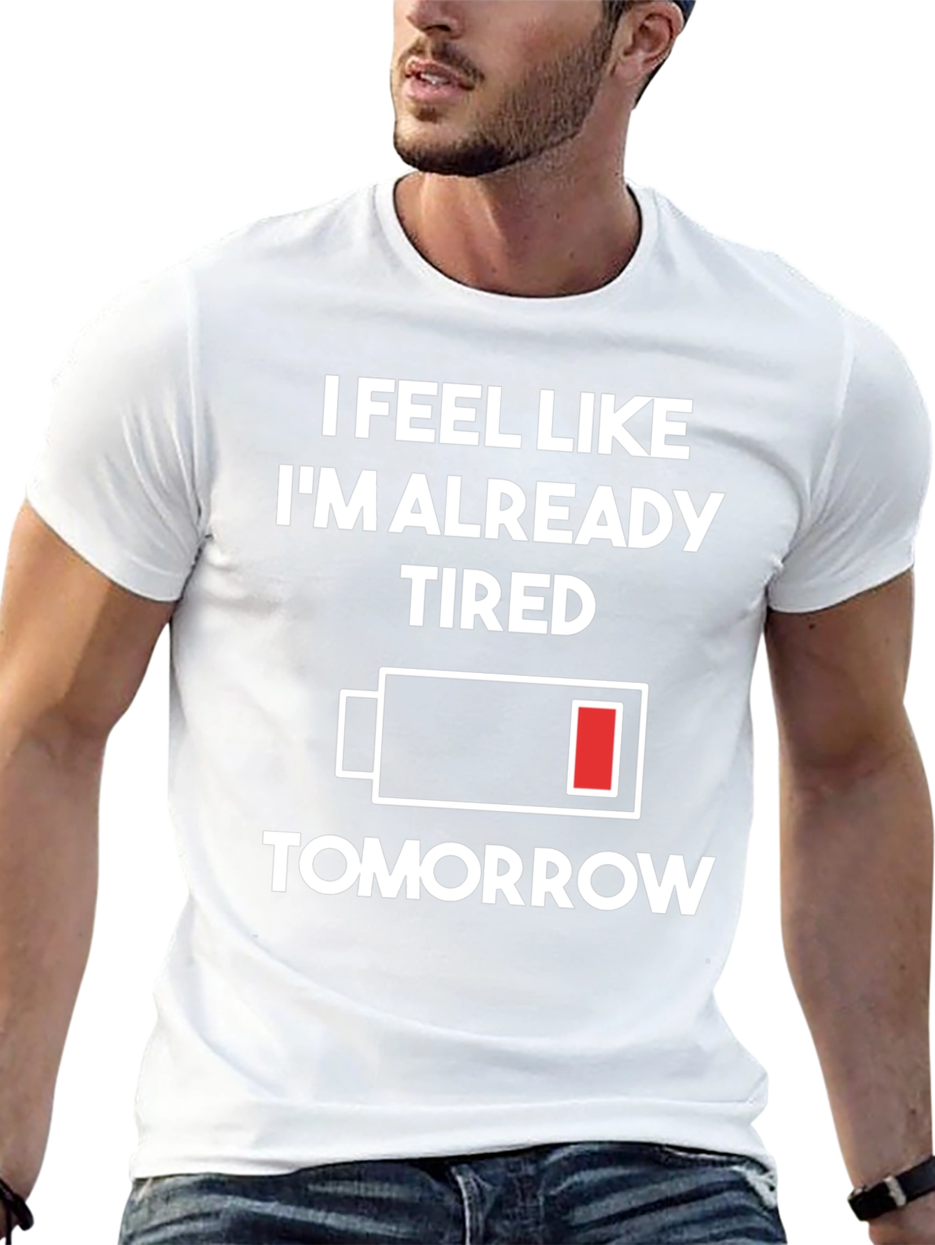 Tired Tomorrow T-Shirt - Black Graphic Tee