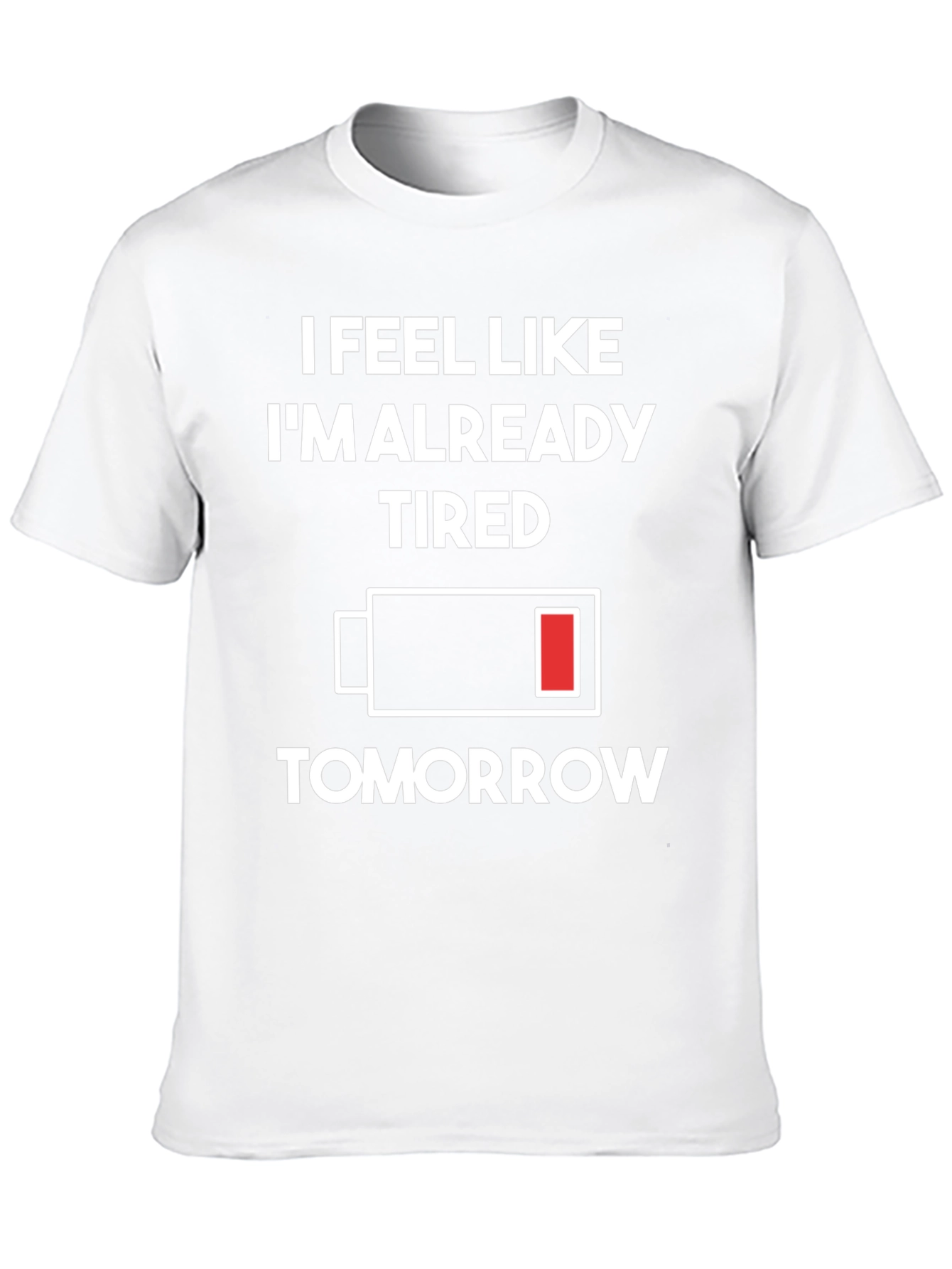 Tired Tomorrow T-Shirt - Black Graphic Tee