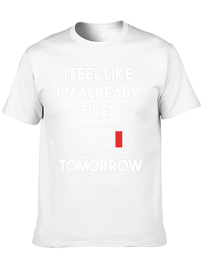 Tired Tomorrow T-Shirt - Black Graphic Tee