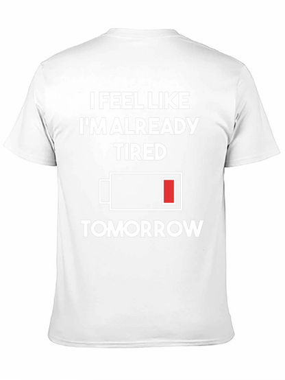 Tired Tomorrow T-Shirt - Black Graphic Tee