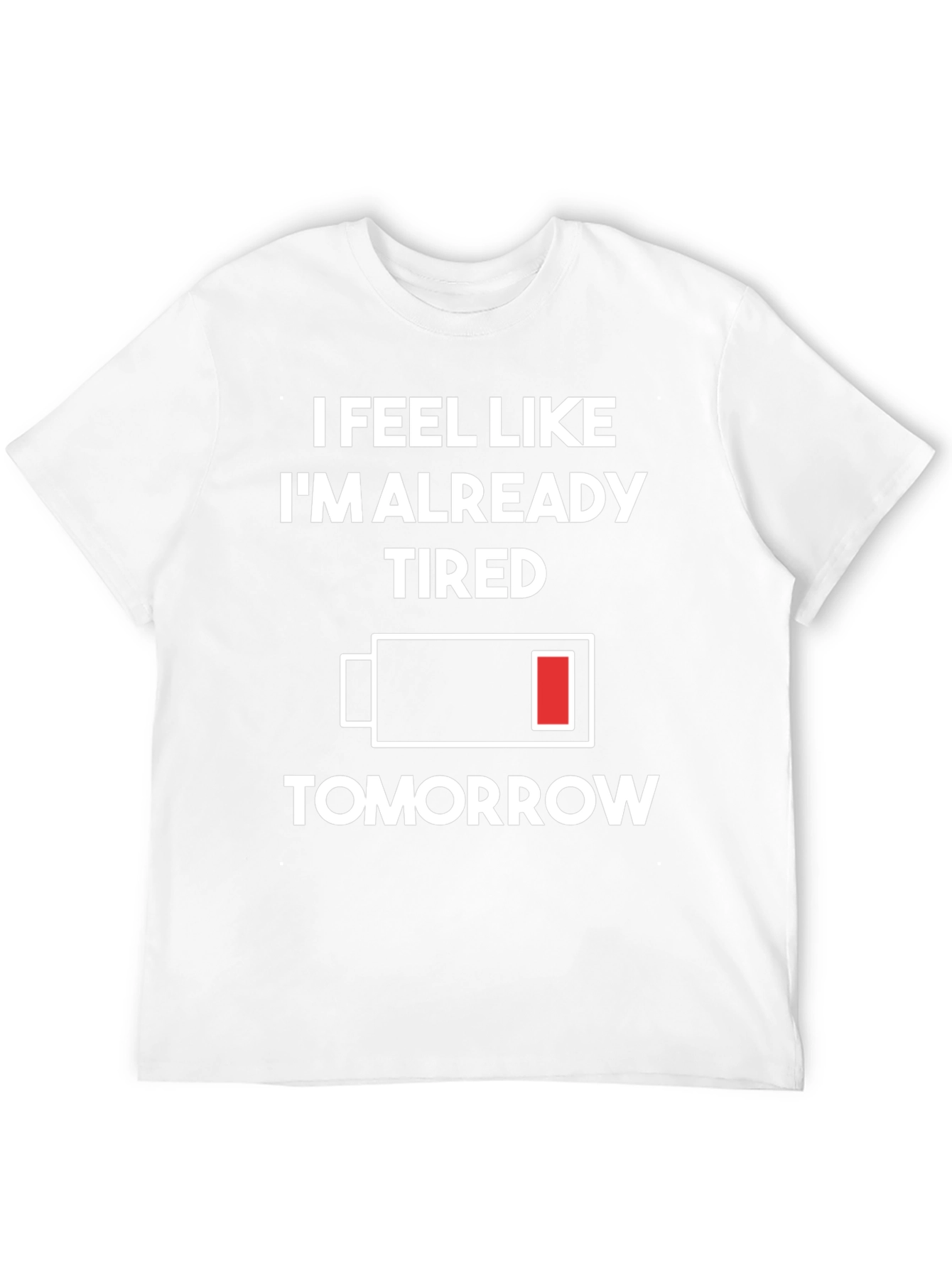 Tired Tomorrow T-Shirt - Black Graphic Tee