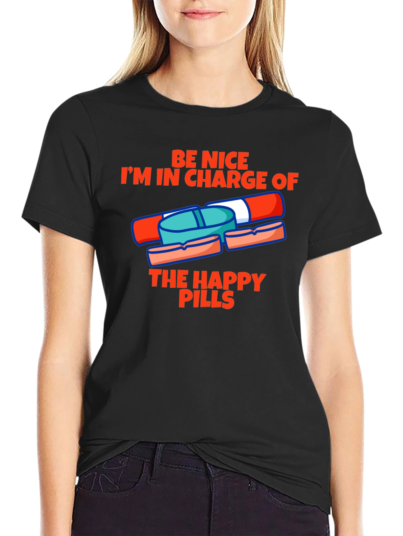 Happy Pills Graphic Tee - Be Nice T-Shirt