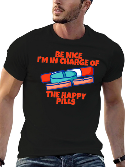 Happy Pills Graphic Tee - Be Nice T-Shirt
