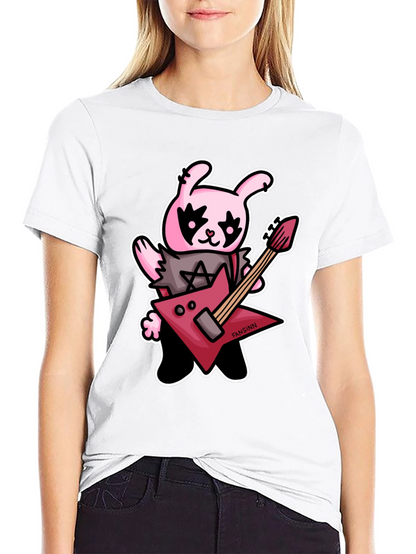 Metal Bunny Graphic T-Shirt