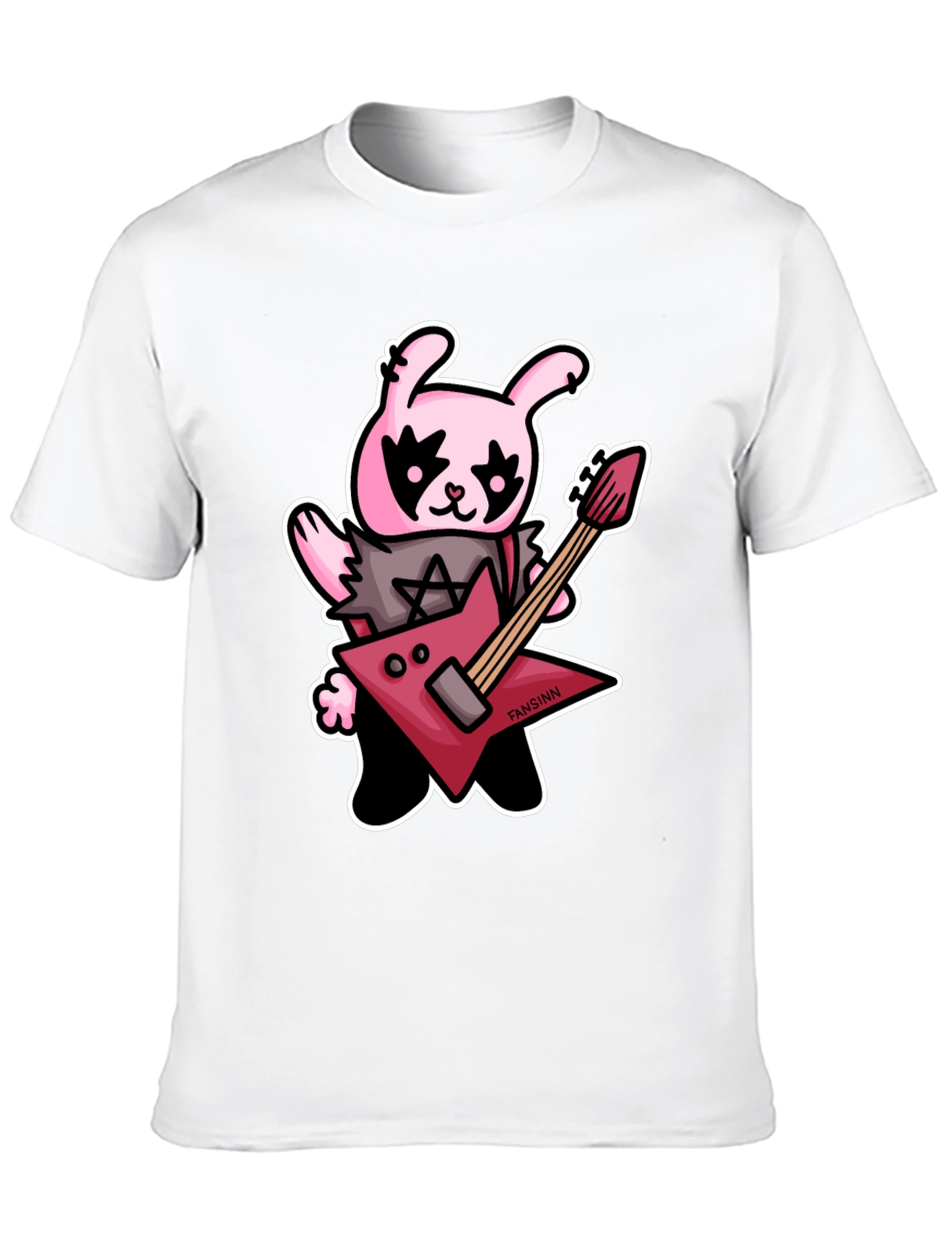 Metal Bunny Graphic T-Shirt