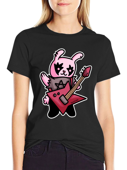 Metal Bunny Graphic T-Shirt