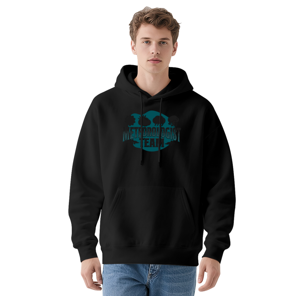 Stylish Pullover Hoodie - P-38 Lightning Aircraft