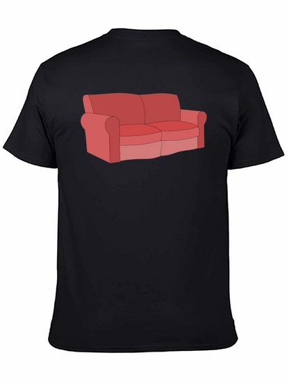 Couch T-Shirt - Funny Cartoon Graphic Tee