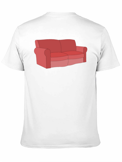 Couch T-Shirt - Funny Cartoon Graphic Tee