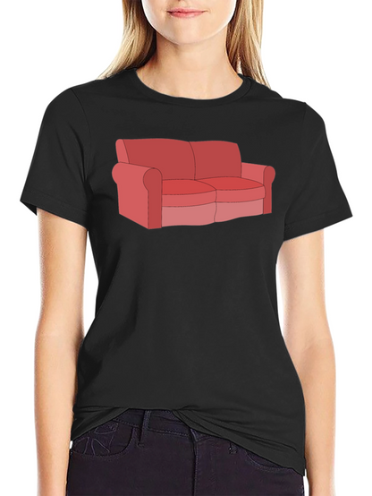 Couch T-Shirt - Funny Cartoon Graphic Tee