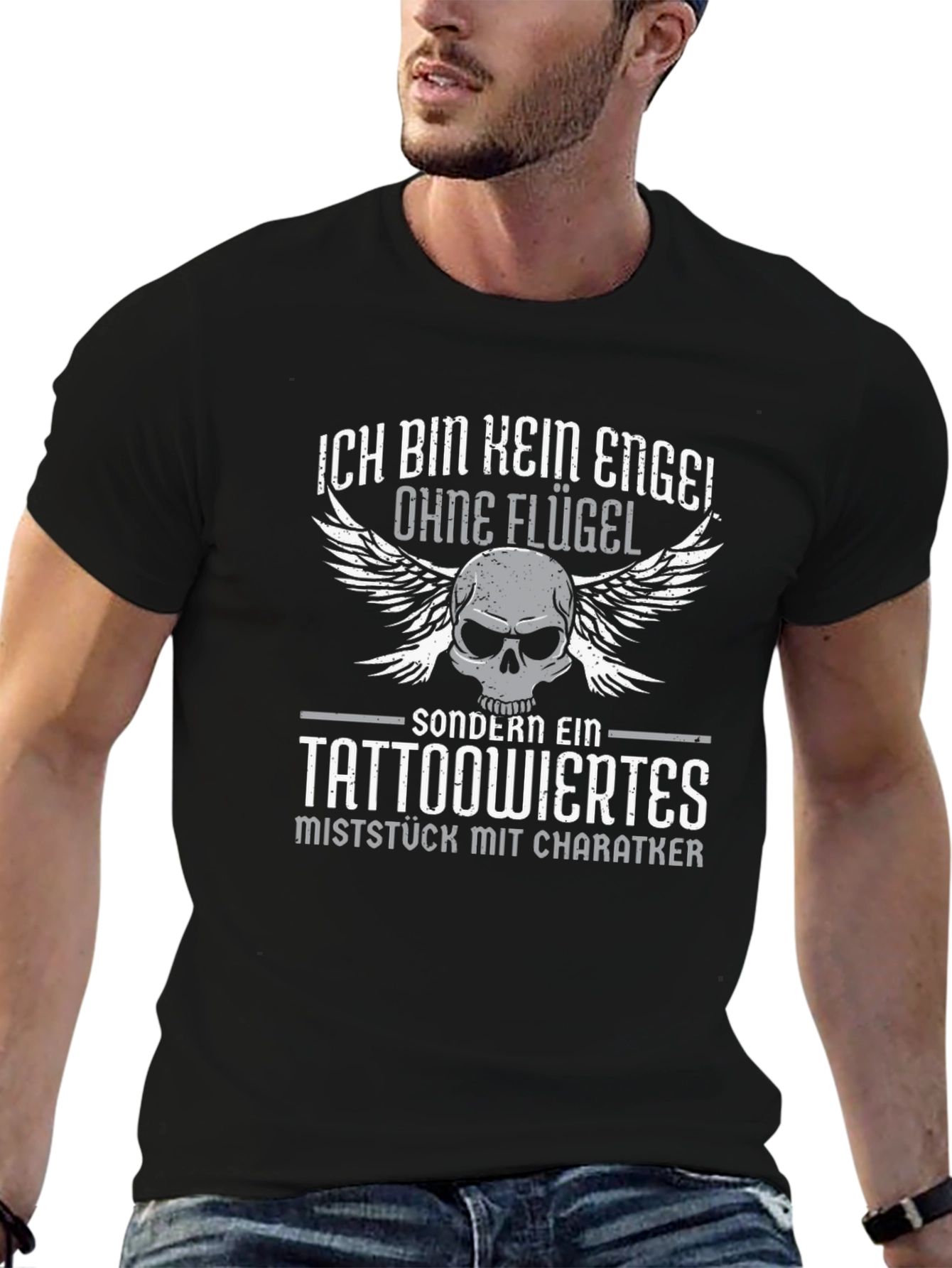 Ich Bin Kein Engel Graphic T-Shirt