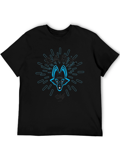 Baby Wolf Graphic Tee - Cool Animal Design T-Shirt