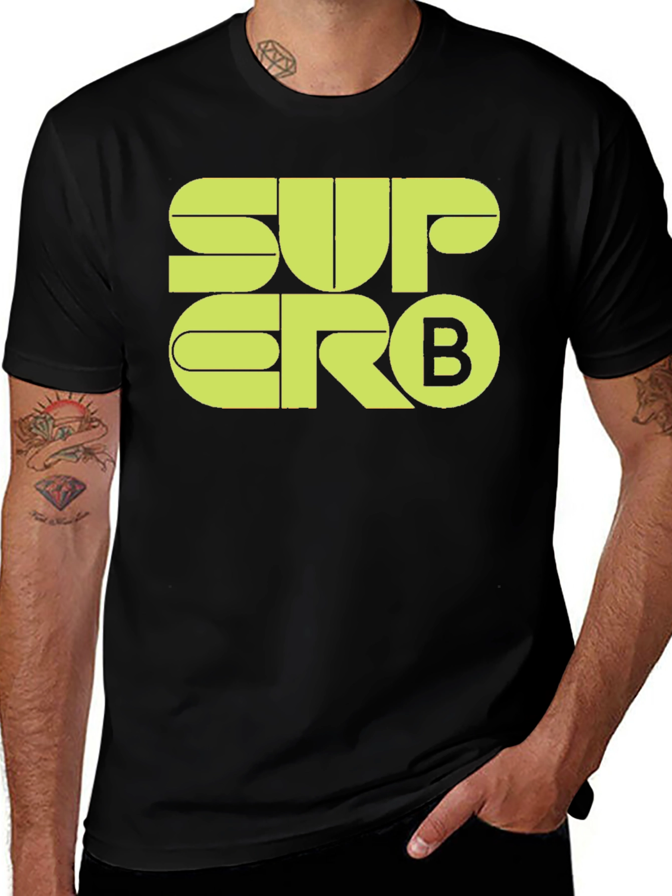 Superb Graphic Tee - Cool Retro Style