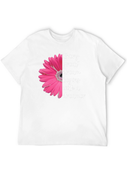 Dreamer T-Shirt - Floral Graphic Tee