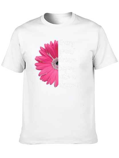 Dreamer T-Shirt - Floral Graphic Tee