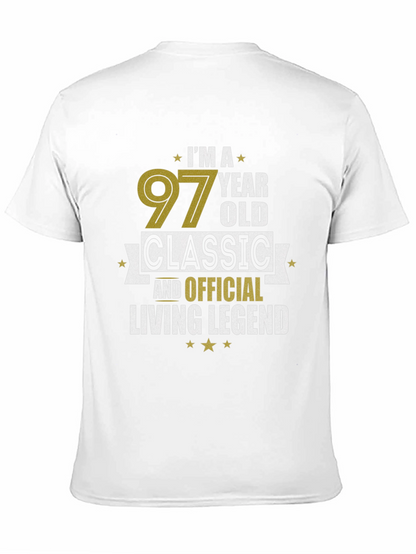 97 Year Old Classic Living Legend Black T-Shirt