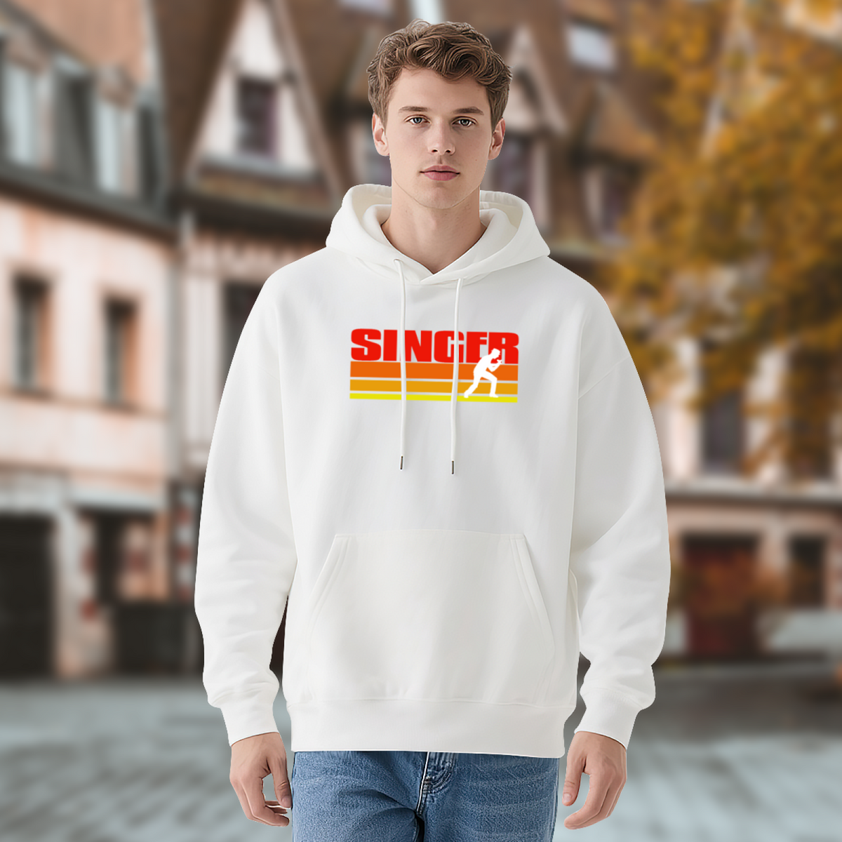 Unisex Graphic Hoodie - Vintage Style