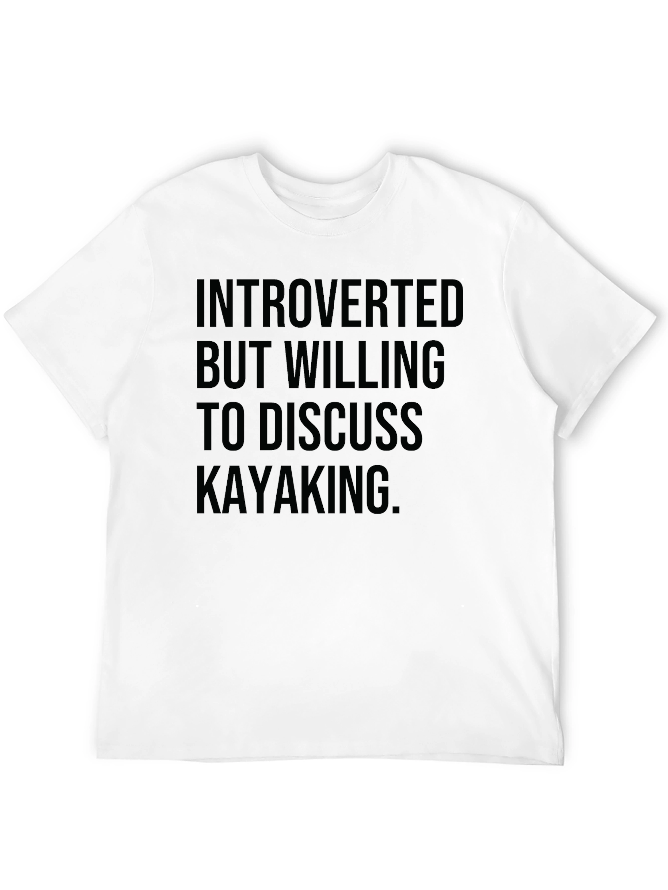Introverted Kayaking T-Shirt - Humorous Tee