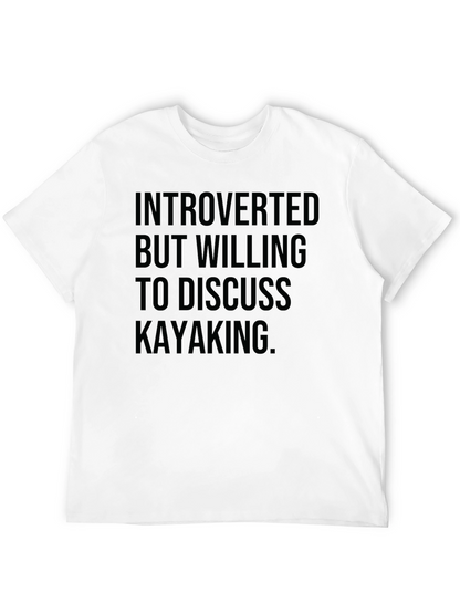 Introverted Kayaking T-Shirt - Humorous Tee