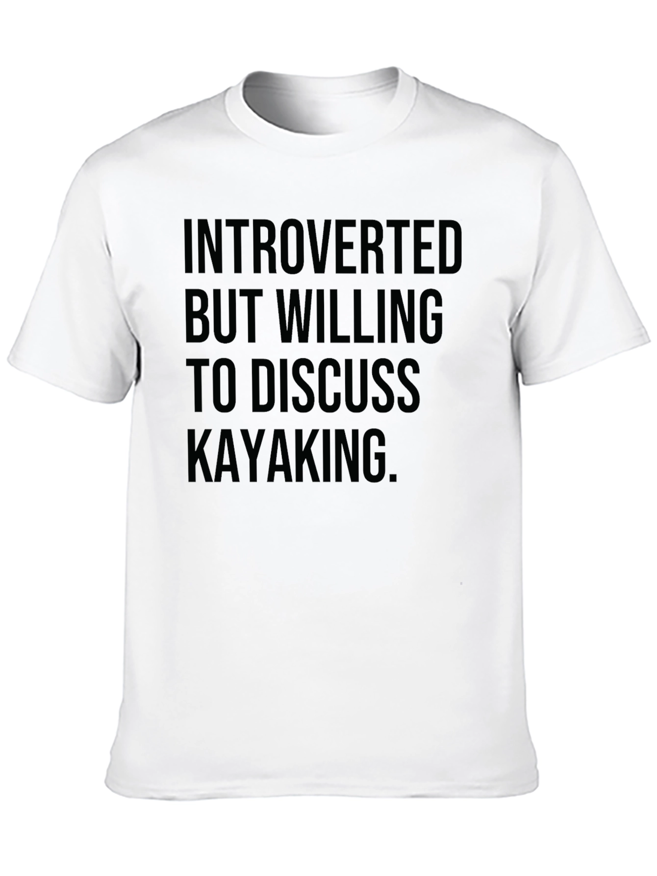 Introverted Kayaking T-Shirt - Humorous Tee