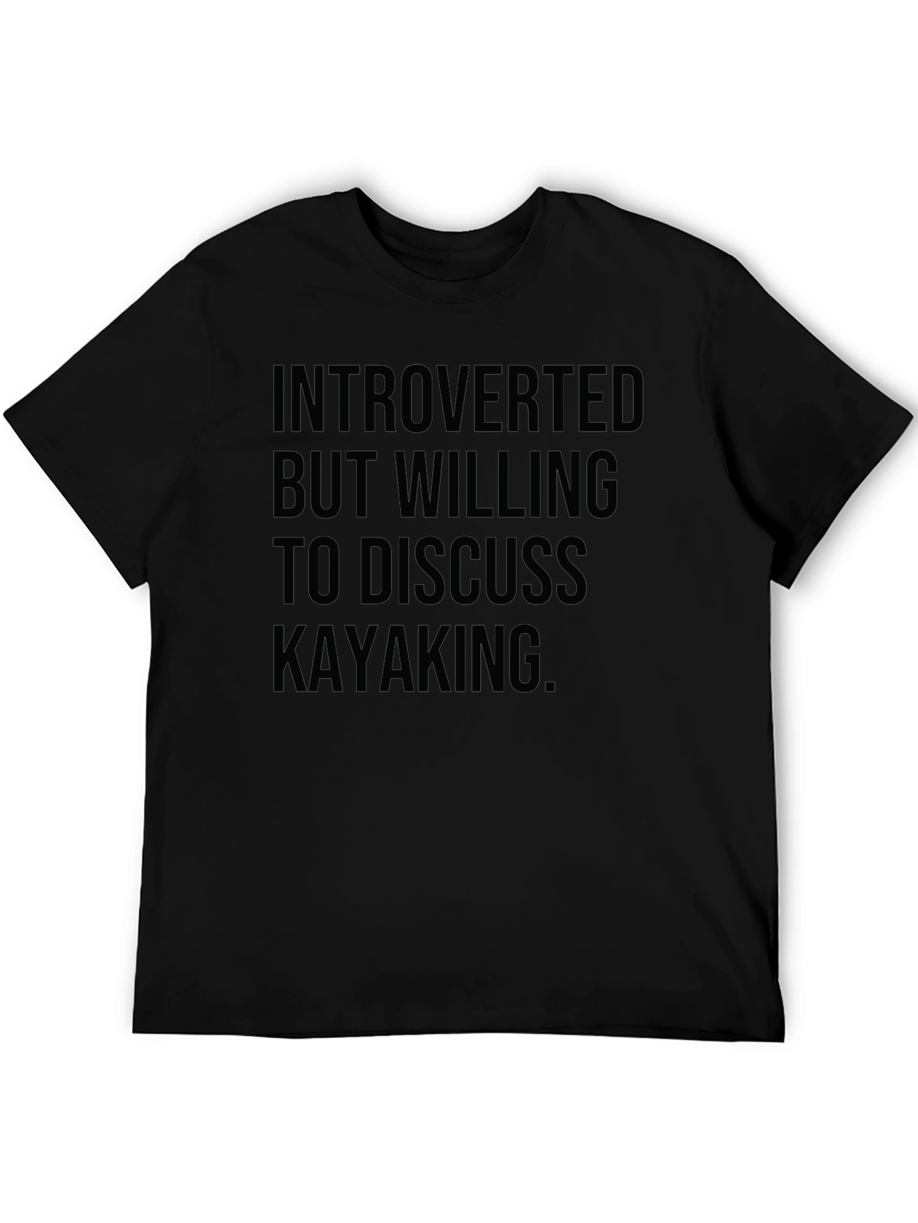 Introverted Kayaking T-Shirt - Humorous Tee