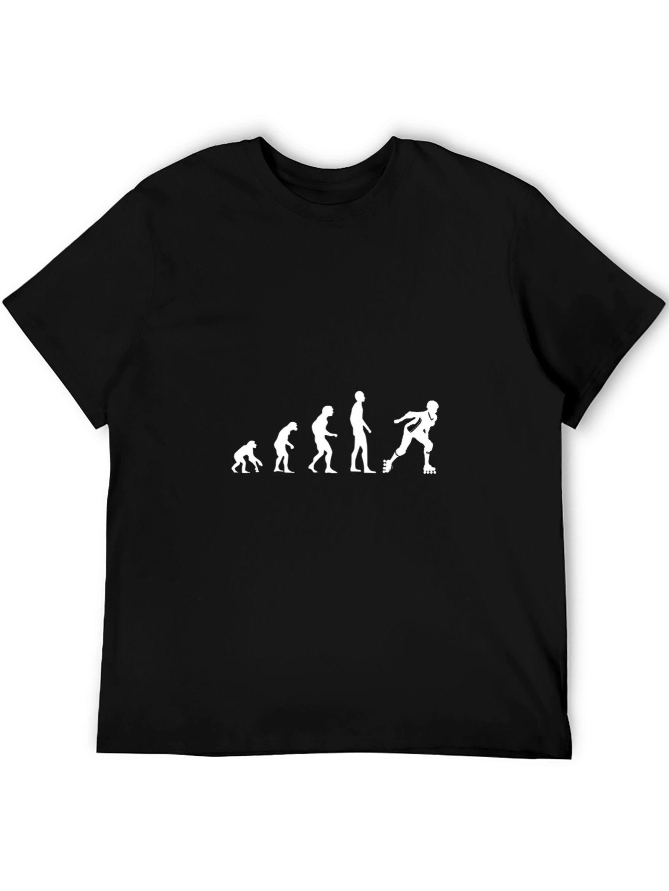Evolution of Skating T-Shirt - Rollerblade Humor Tee