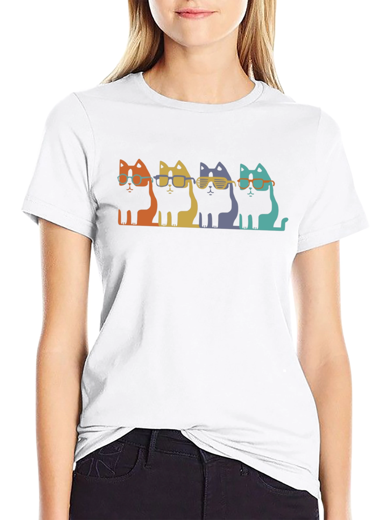 Cool Cats T-Shirt - Retro Style