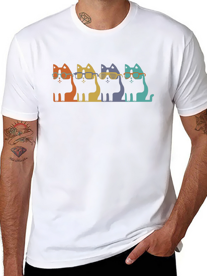 Cool Cats T-Shirt - Retro Style