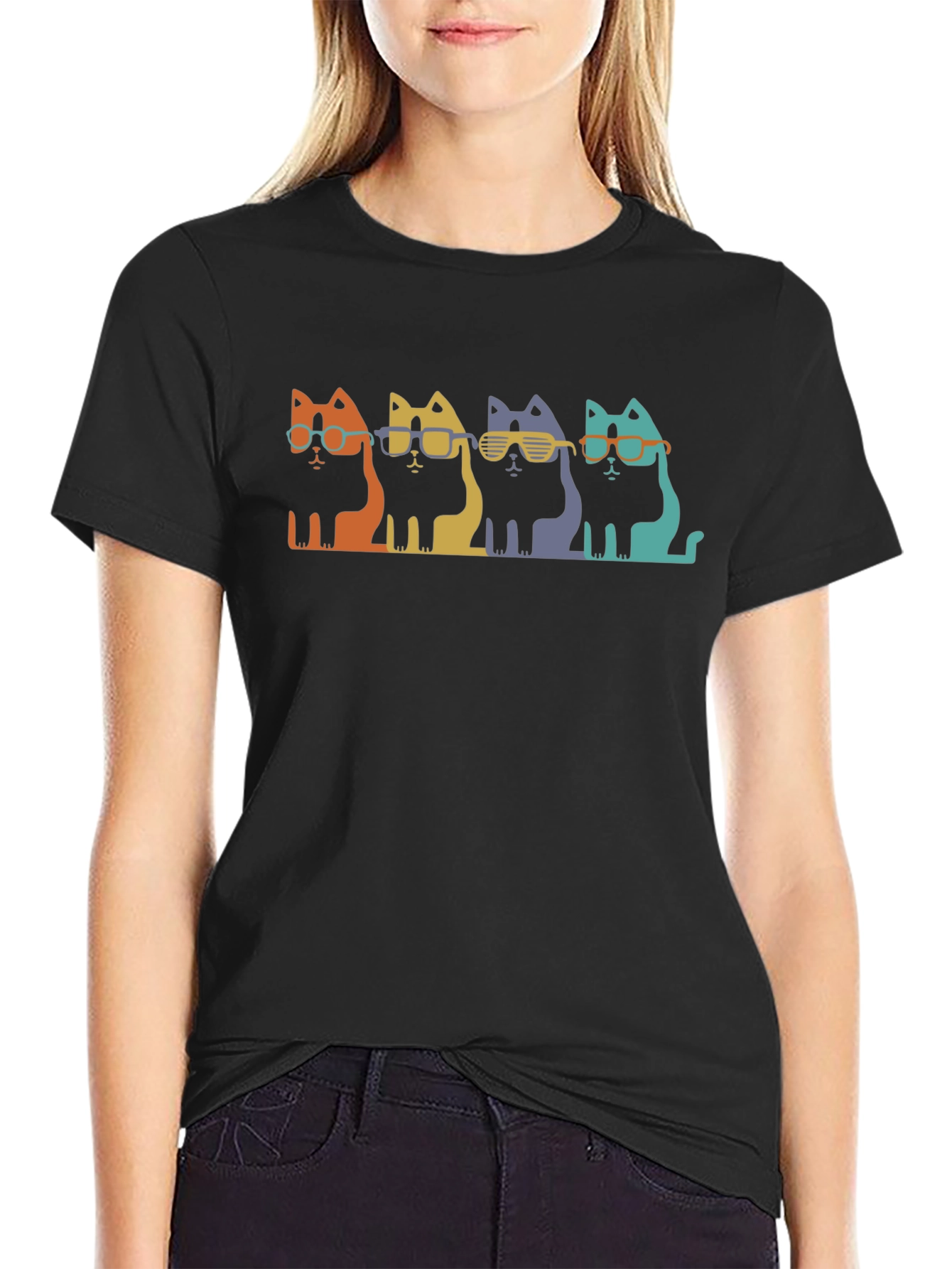 Cool Cats T-Shirt - Retro Style