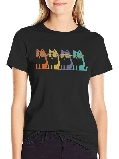 Cool Cats T-Shirt - Retro Style