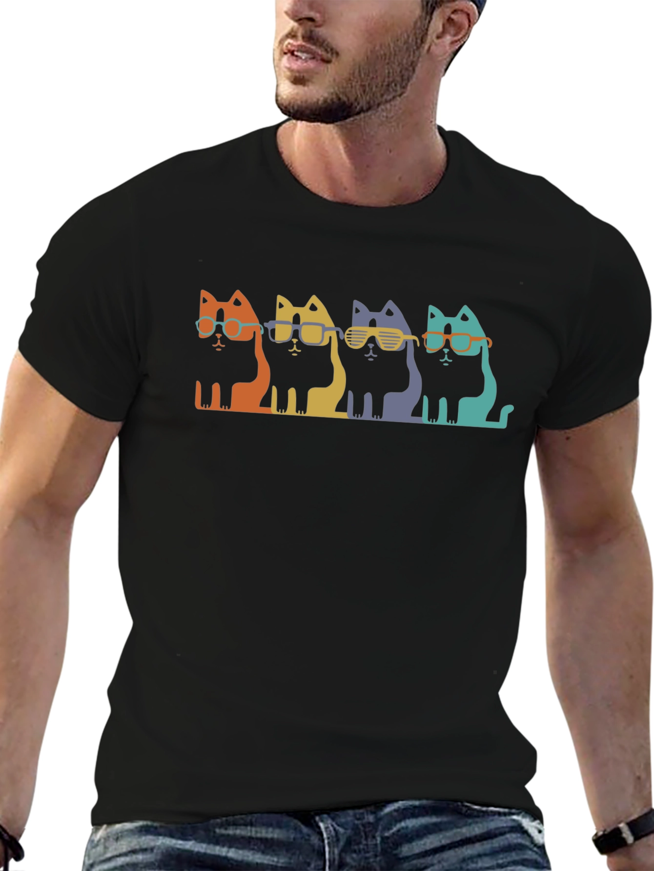 Cool Cats T-Shirt - Retro Style