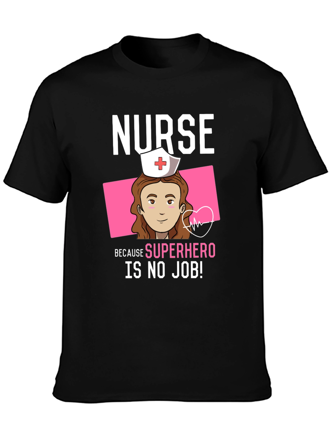 Nurse Superhero Graphic T-Shirt