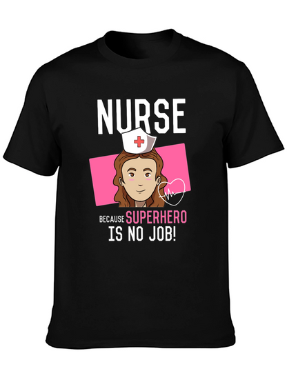 Nurse Superhero Graphic T-Shirt